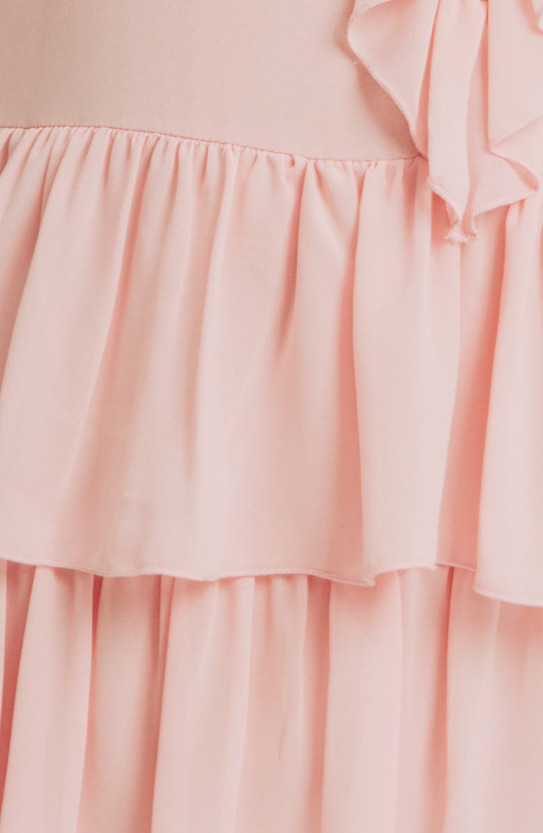 Torn by Ronny Kobo Orcadia Ruffle Maxi Dress, Alternate, color, Light Pink