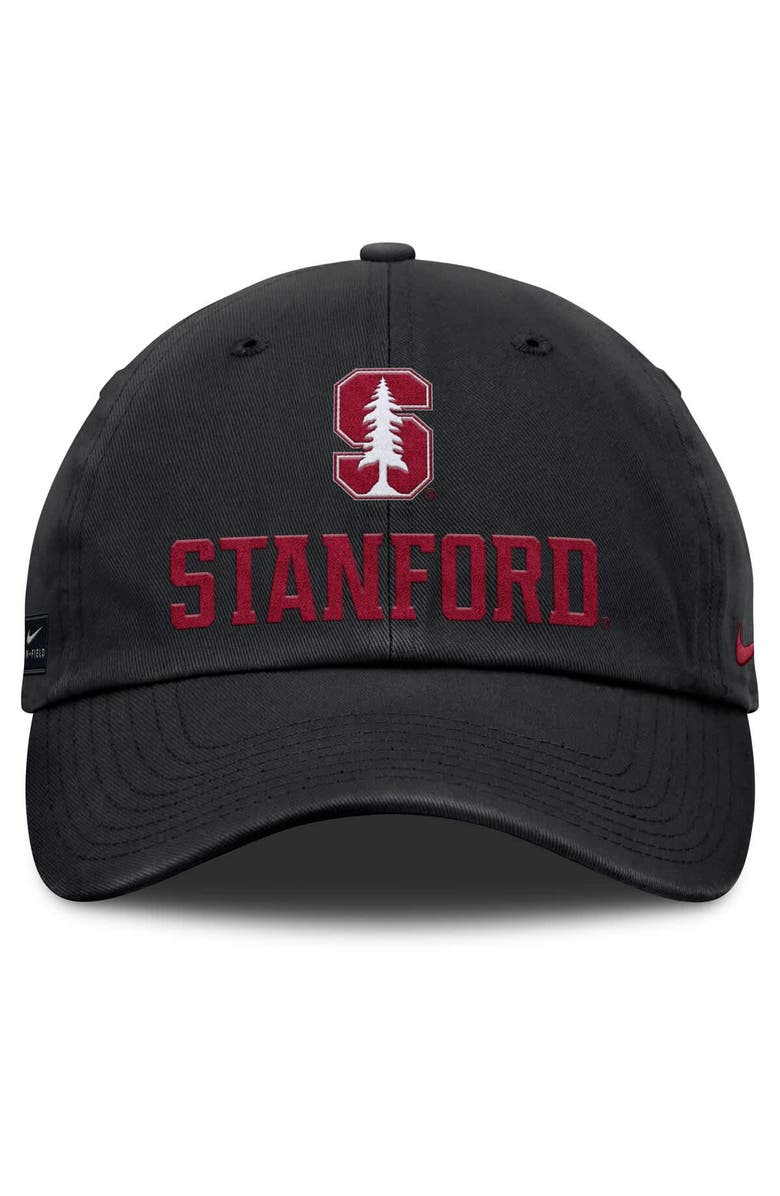 Nike Men's Nike Black Stanford Cardinal 2025 Sideline Club Adjustable Hat, Alternate, color, 