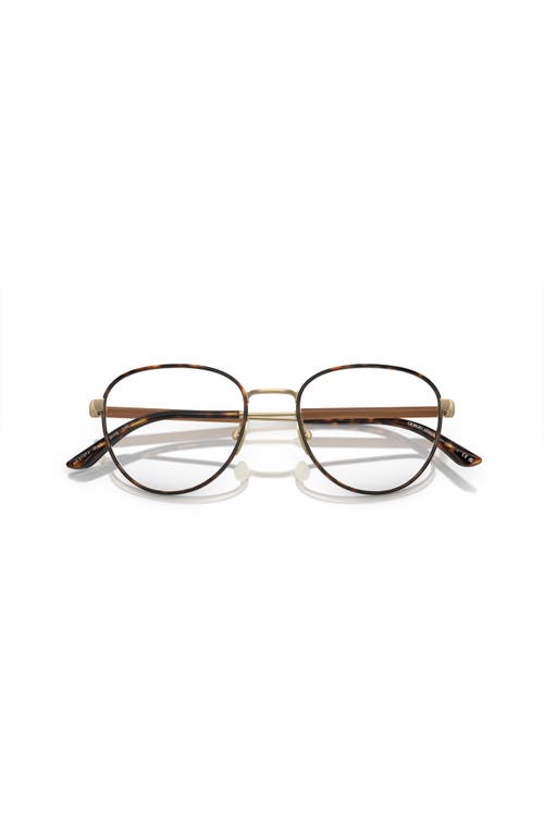 Giorgio Armani 52mm Phantos Optical Glasses In Brown