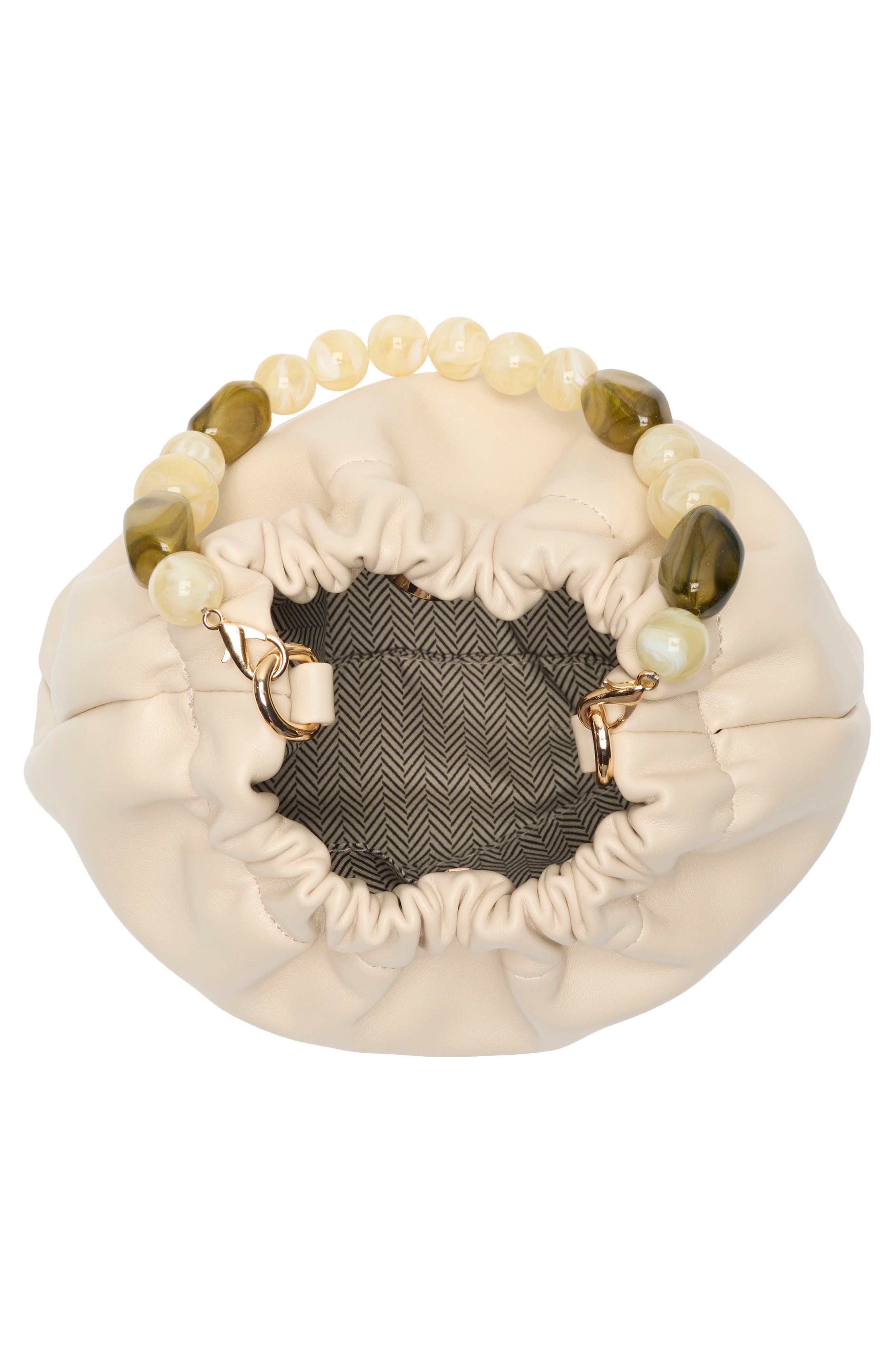 Beaded Handle Crossbody Bag, Alternate, color, BONE