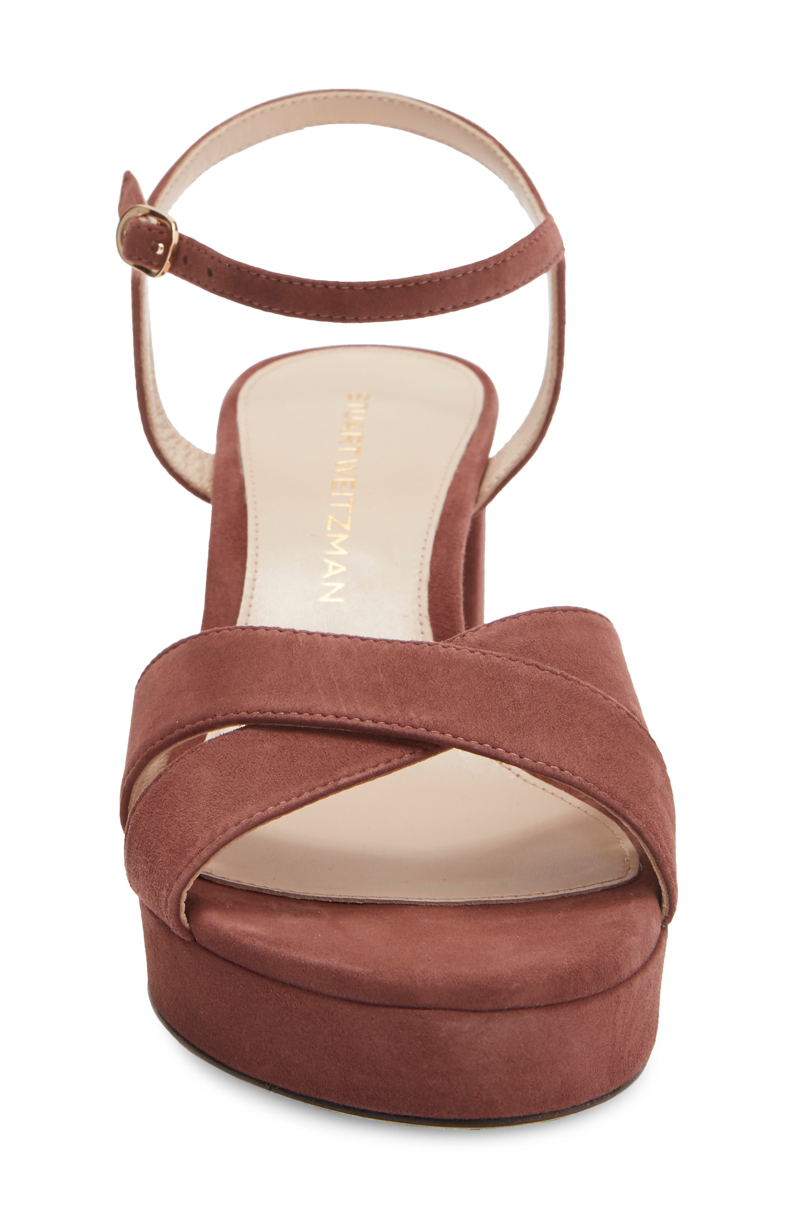 Dayna Platform 80 Sandal, Alternate, color, BROWNSTONE