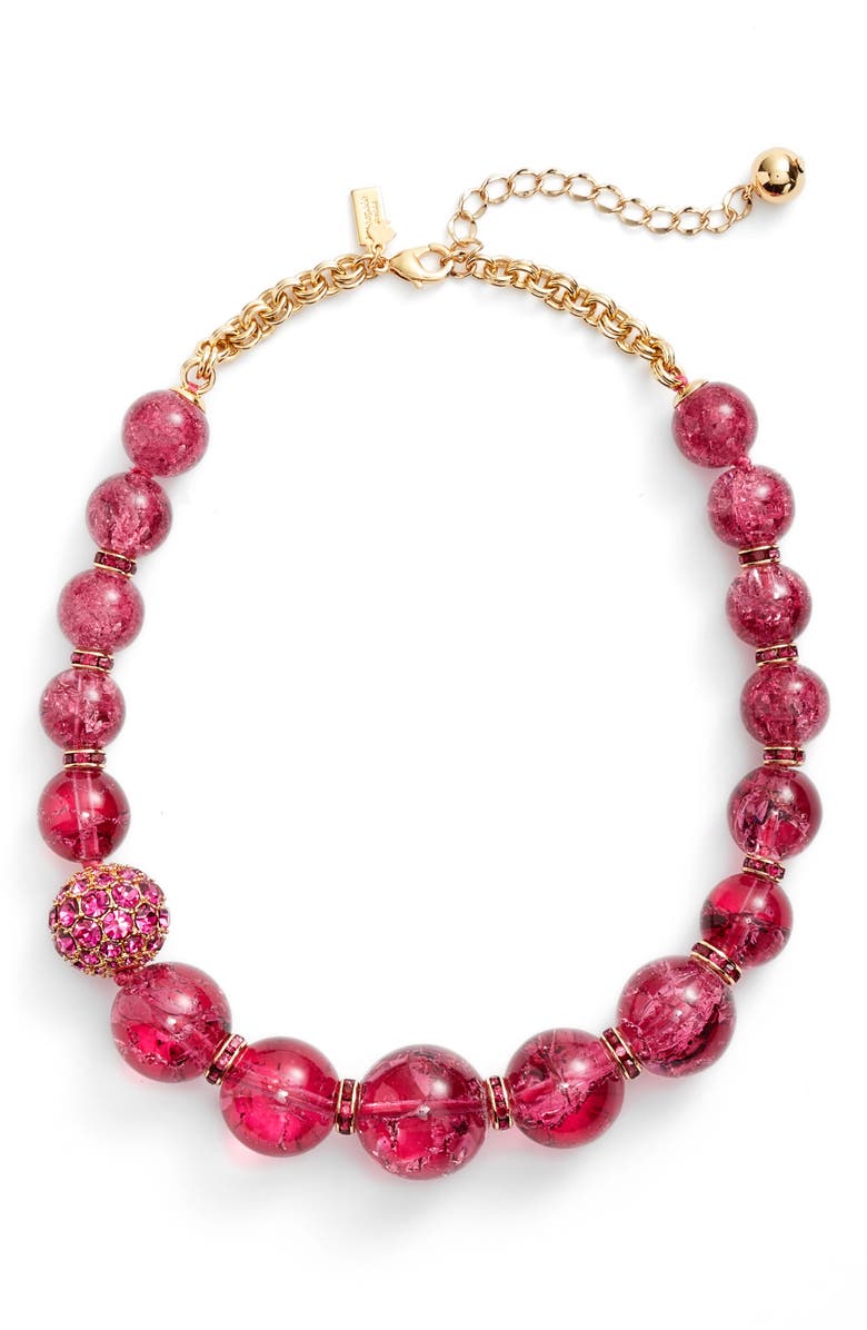 Kate Spade New York true colors collar necklace, Main, color, 
