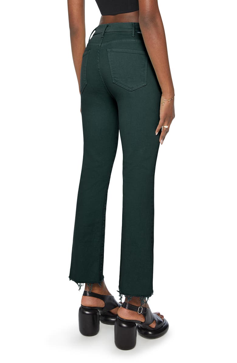 MOTHER The Hustler Fray Hem Flare Jeans, Alternate, color, 