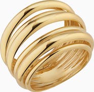Oradina 10K Yellow Gold Serenity Ring