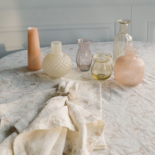 Cg Hunter Assorted Yellow And Peach Glass Bud Vases