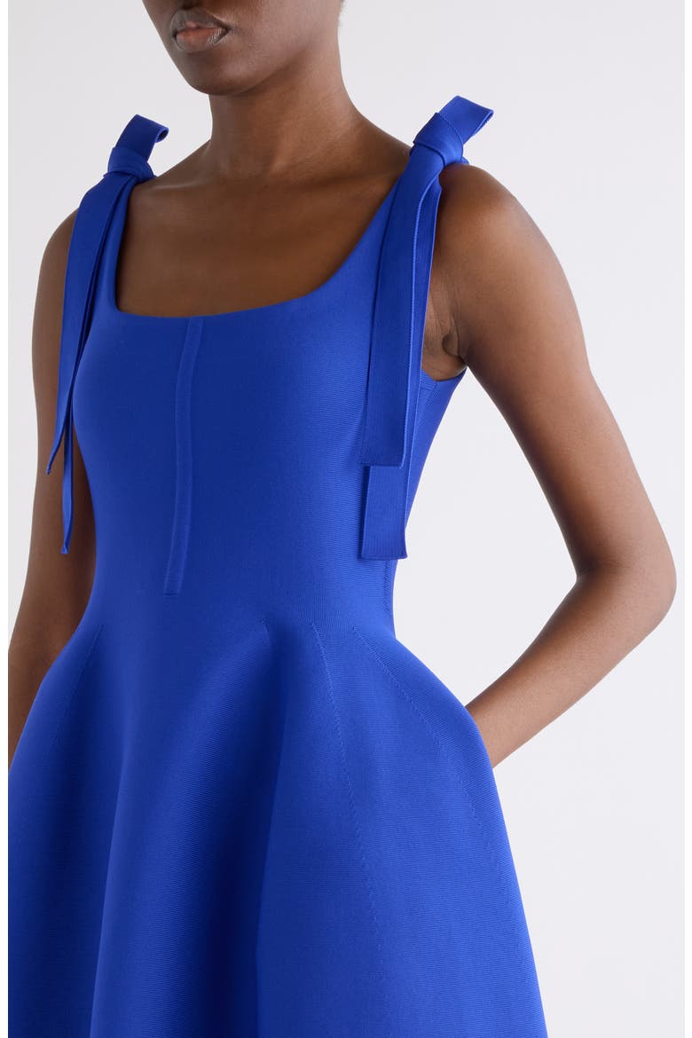 Bow Detail Sleeveless Sweater Dress, Alternate, color, ROYAL BLUE
