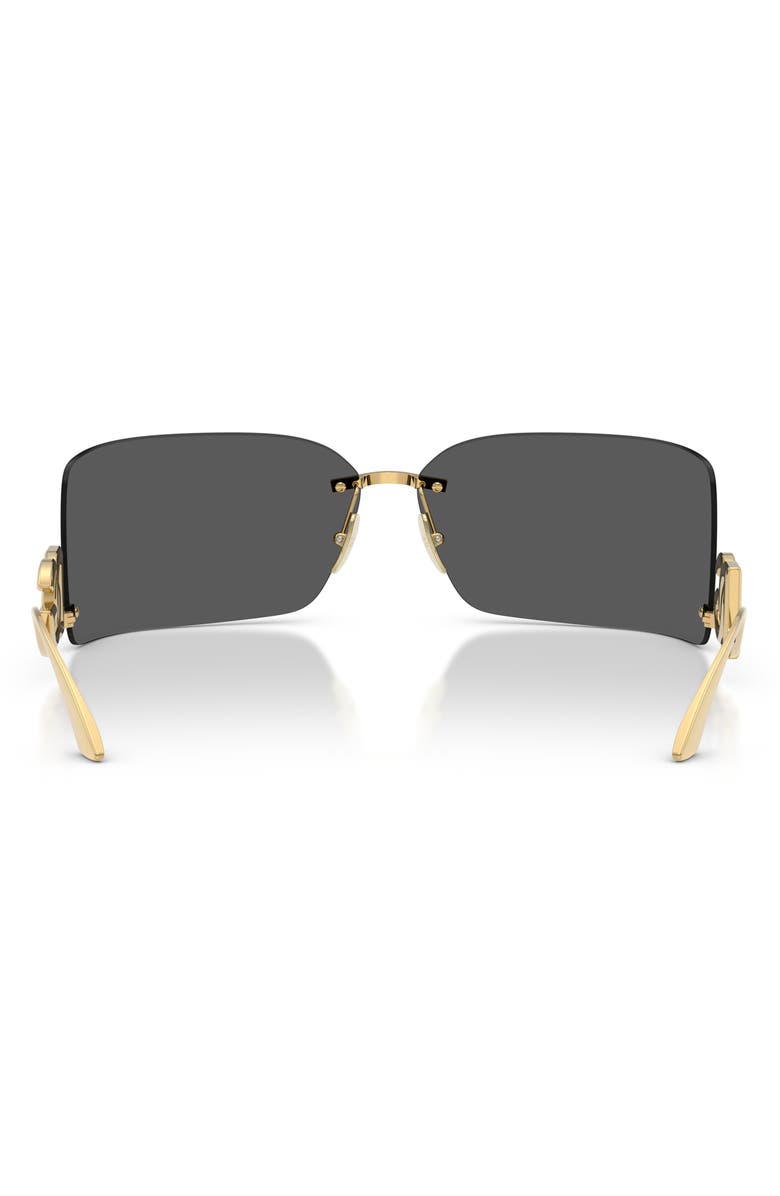 Dolce&Gabbana 79mm Oversize Rectangular Sunglasses, Alternate, color,