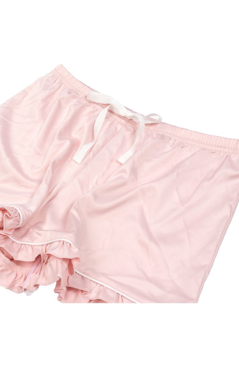 DEARFOAMS I Do Bridal Short Pajama Set, Alternate, color, Pink