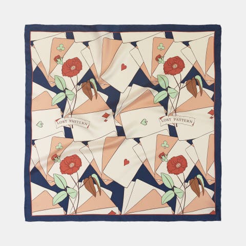 CAMELLIA SILK BANDANA