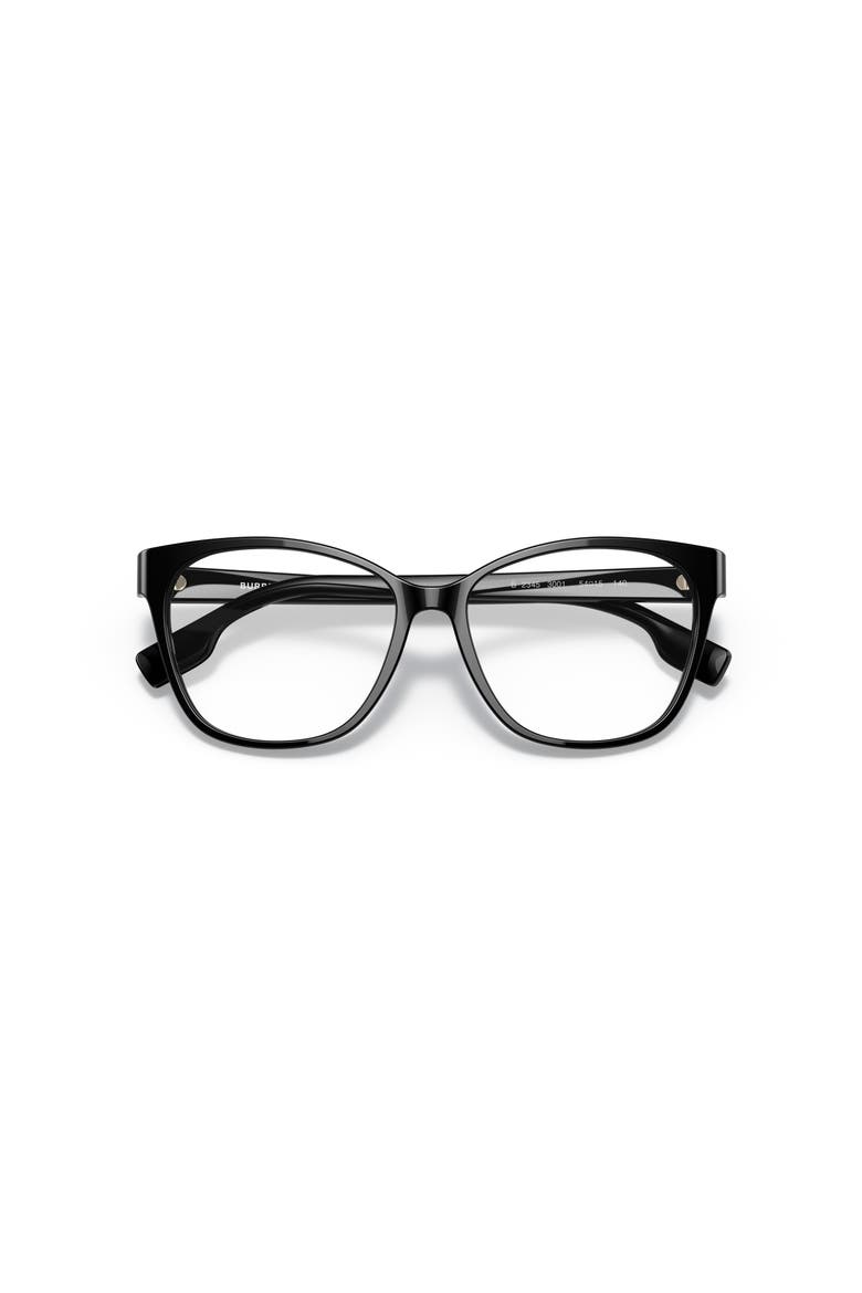 54mm Square optical glasses, Alternate, color, Black