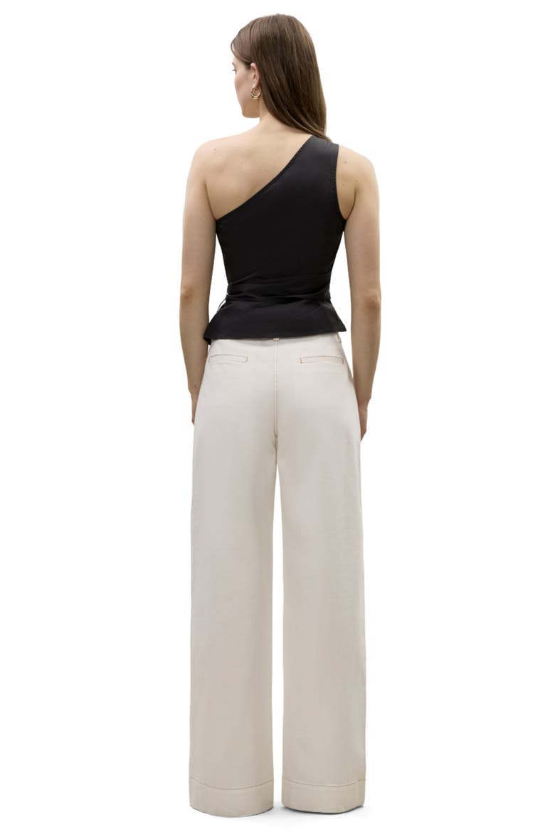 Isla Poplin Top, Alternate, color, Black