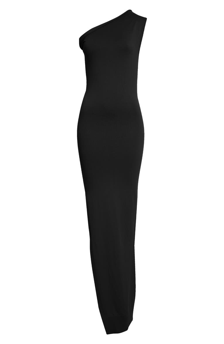 Rick Owens Athena One-Shoulder Sweater Dress, Alternate, color, 