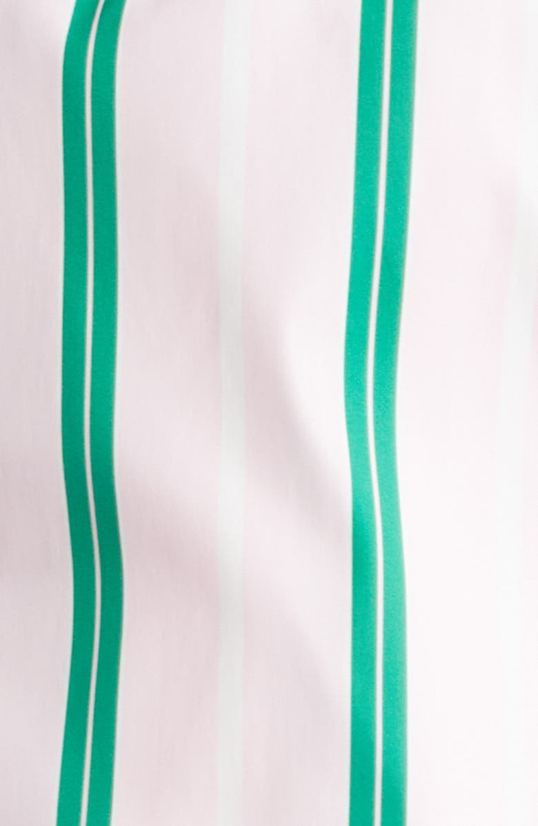 Thom Browne Stripe Swim Trunks, Alternate, color, Light Pink