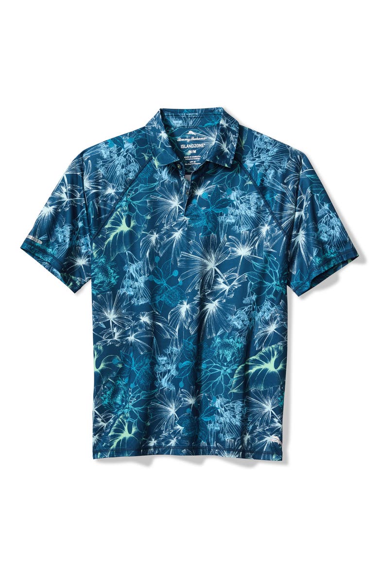 All Leaf No Shade IslandZone® Performance Polo, Main, color, COASTLINE