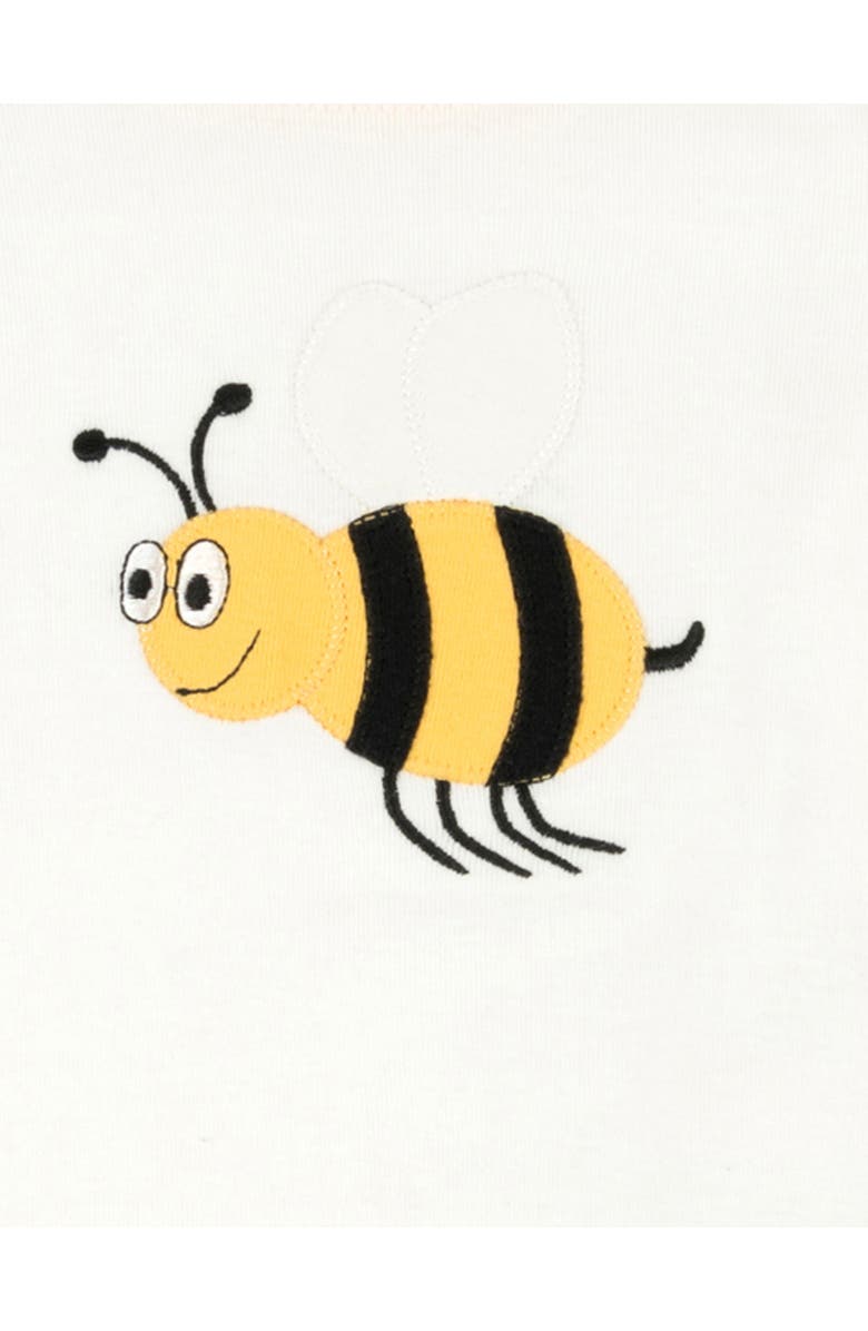 Leveret Kids Cotton Two-Piece Printed Pajamas, Animals & Characters, Alternate, color, Bumble Bee