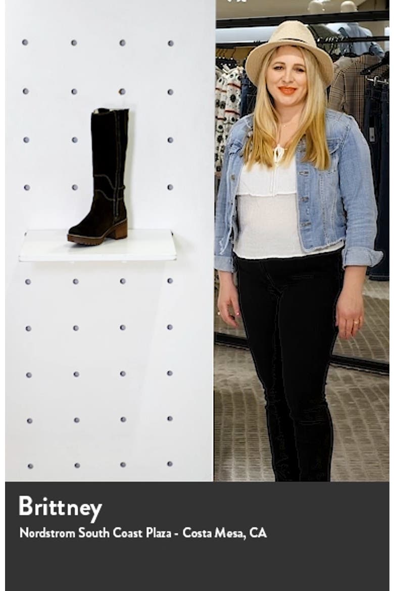 Martial Wool Lined Waterproof Suede Tall Boot video