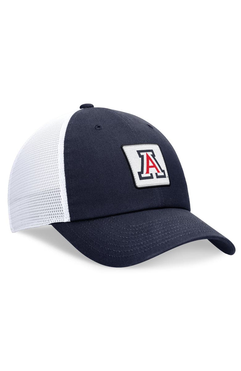 Nike Men's Nike Navy/White Arizona Wildcats Primetime Club Trucker Adjustable Hat, Alternate, color, 