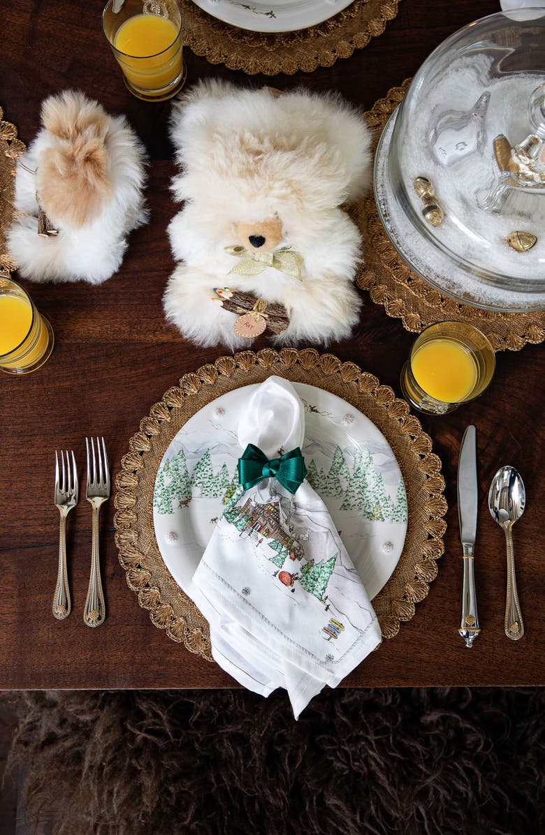 Juliska Tuxedo Green Napkin Ring, Alternate, color, Evergreen