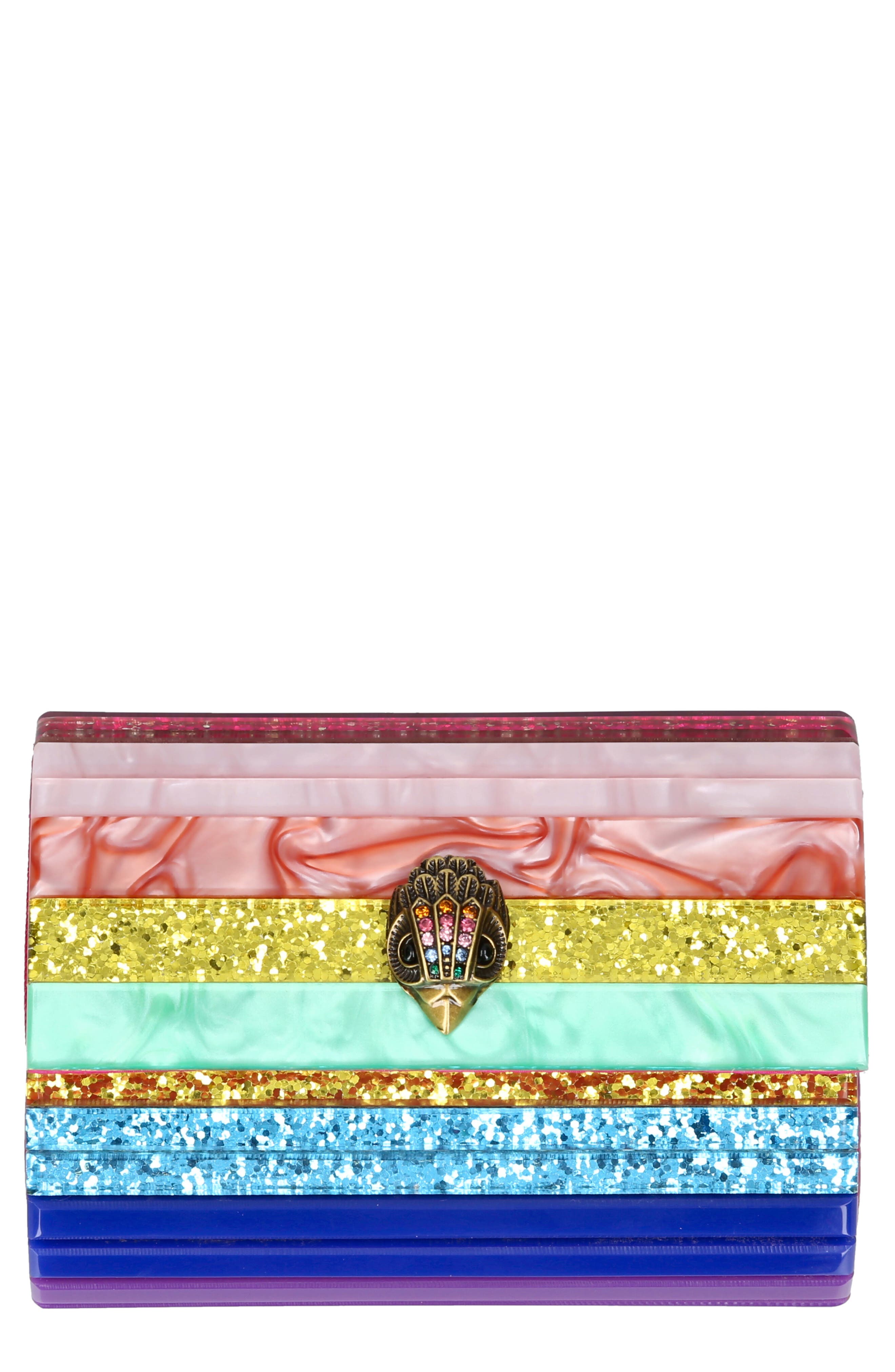 Mini Party Eagle Clutch, Main, color, MULT/OTHER