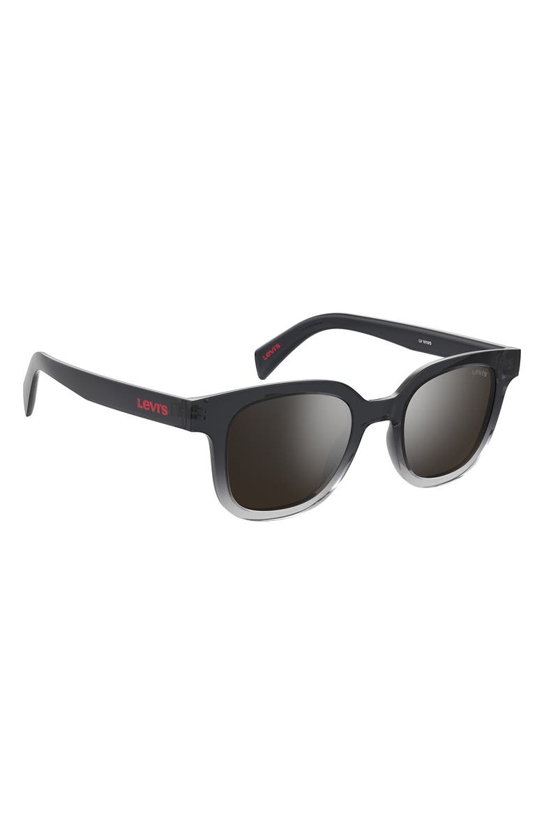 Levi's<sup>®</sup> 47mm Mirrored Rectangular Sunglasses, Alternate, color, 