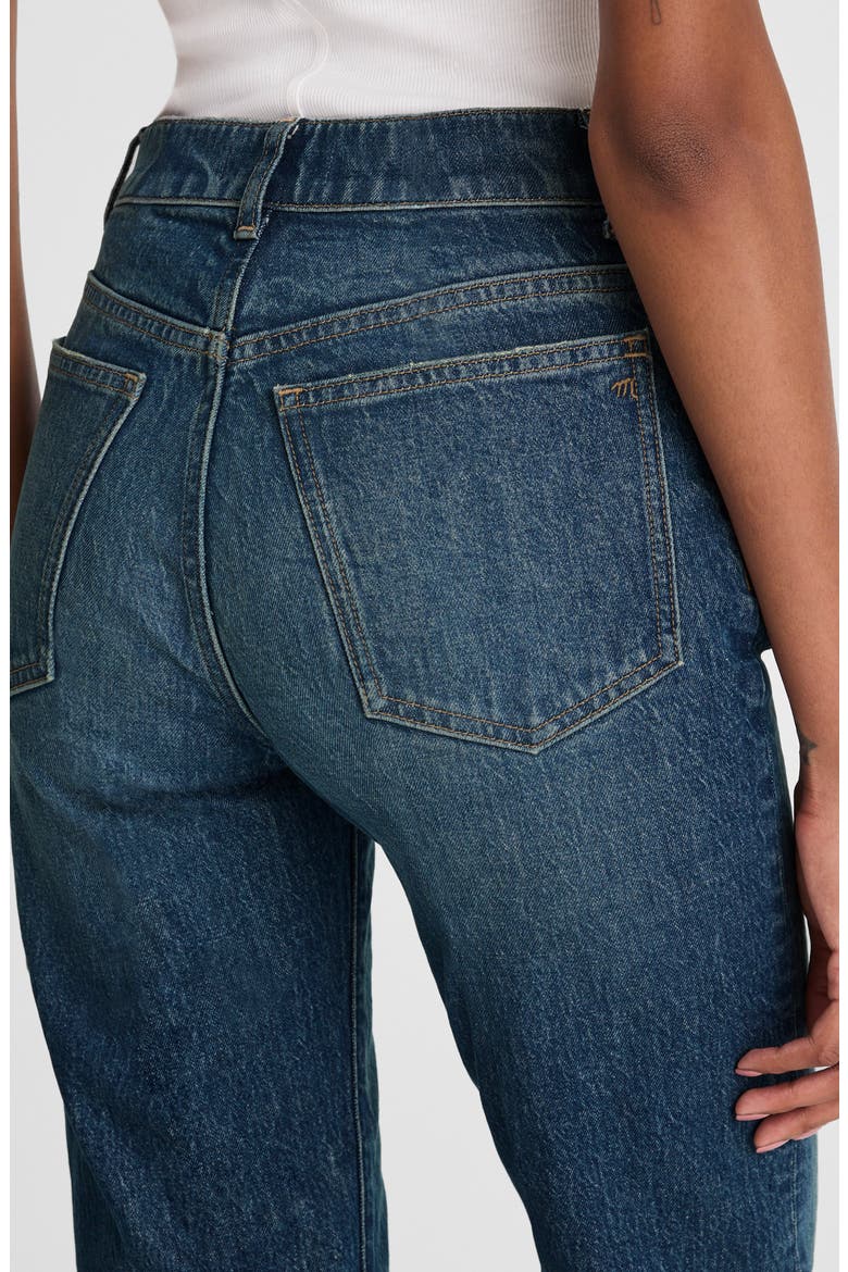 The Longline Straight Jeans, Alternate, color, GREENDALE WASH