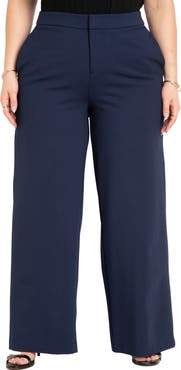 ELOQUII The Ultimate Stretch Wide Leg Work Pant