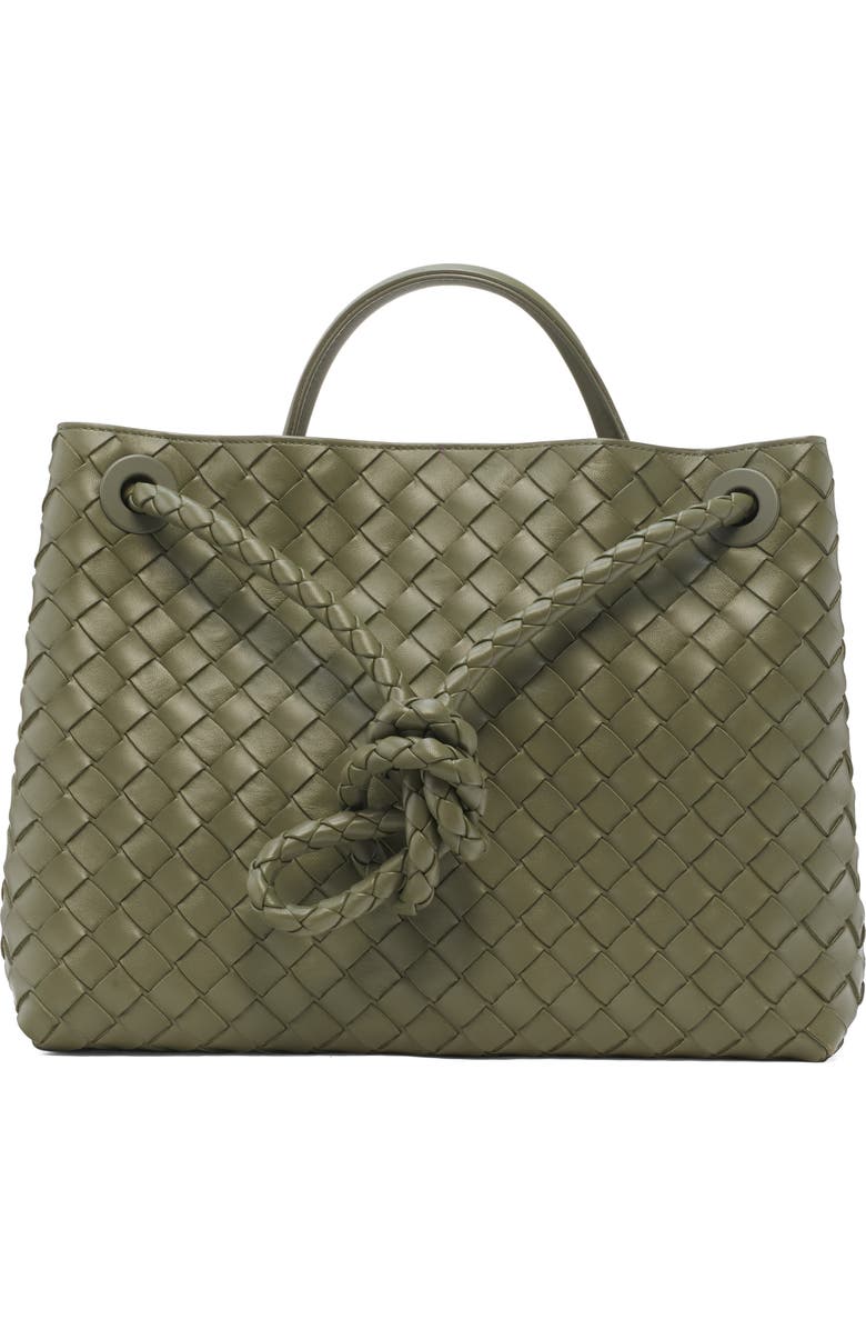 Bottega Veneta Medium Andiamo Intrecciato Leather Shoulder Bag, Alternate, color, 3272 Pickle-Mb-Rhum-Pic