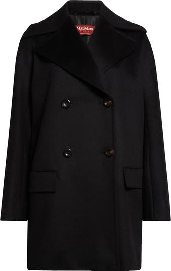 Max Mara Studio Kent Short Wool Peacoat | Nordstrom