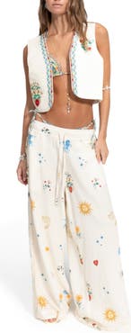 Agua Bendita Janis Solstice Cover-Up Pants
