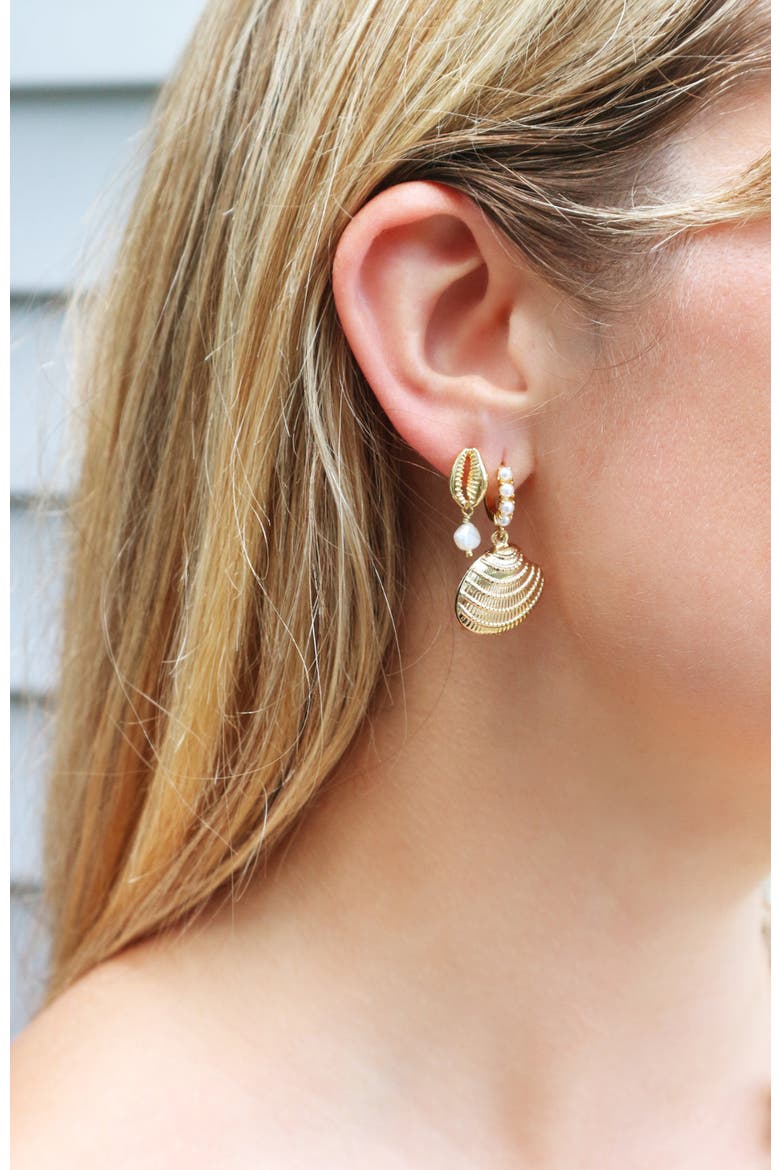 The Dotti Earrings, Alternate, color, Gold