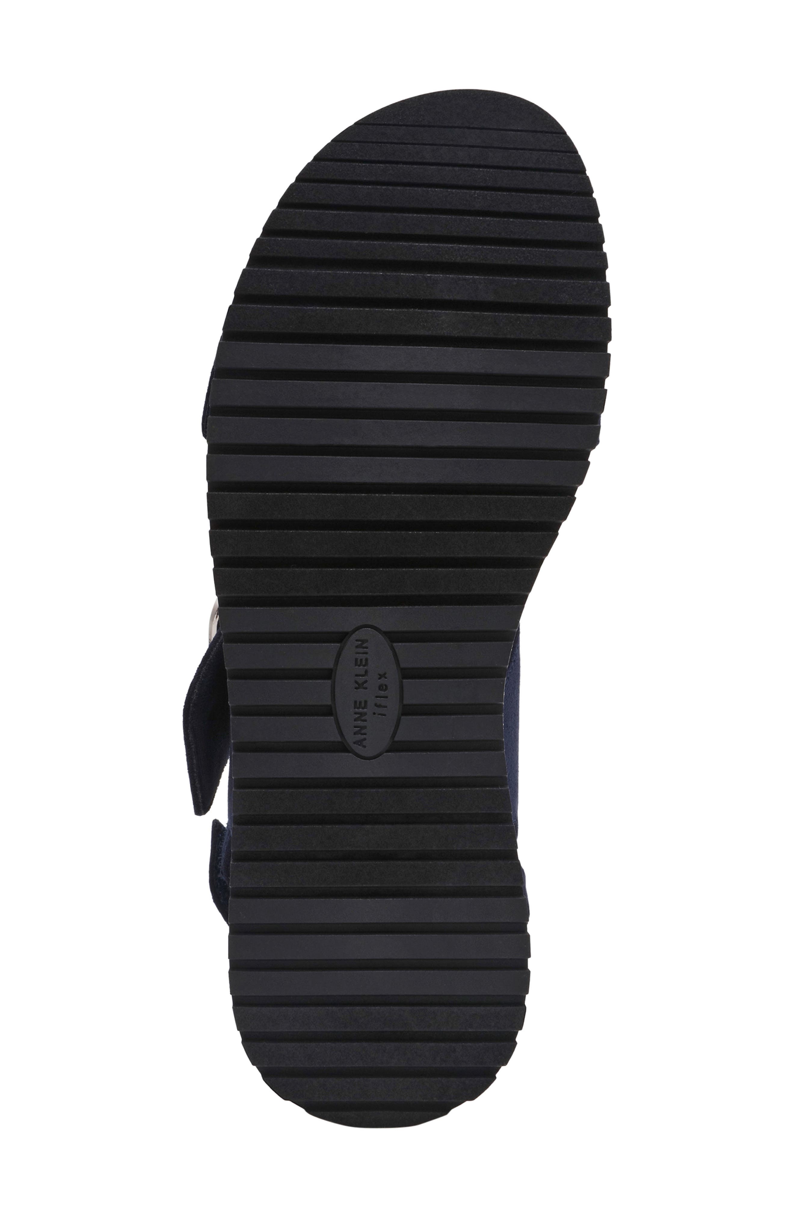 Evanti Ankle Strap Platform Sandal, Alternate, color, NAVY