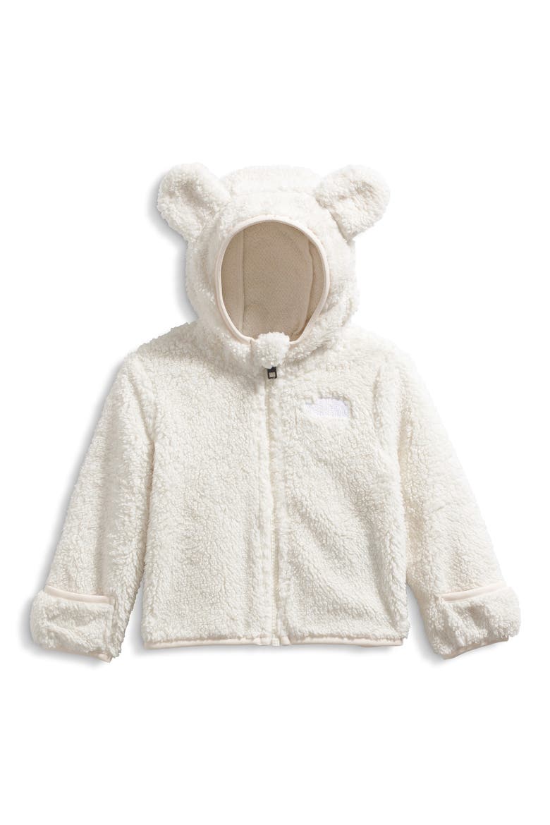 Campshire Ears Fleece Zip Hoodie, Main, color, WHITE DUNE