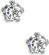 Mignonette Sterling Silver 3mm Earrings