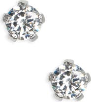 Mignonette Sterling Silver 3mm Earrings