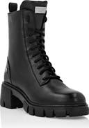PHILIPP PLEIN Leather Low Flat Boots Women