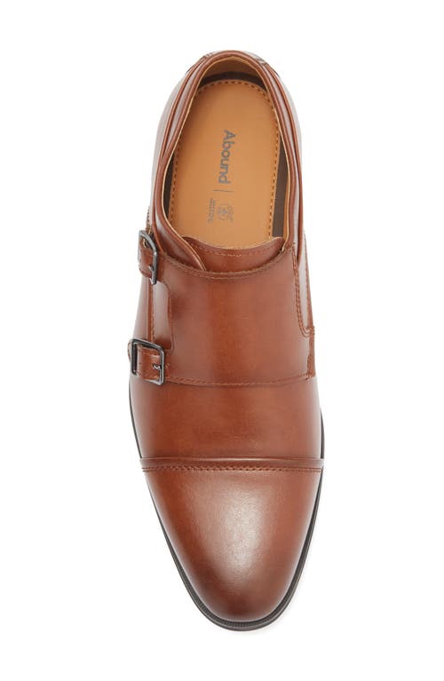 Abound Connor Double Monk Strap Shoe In Brown Patina