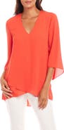 Karen Kane Asymmetric Crossover Hem Top