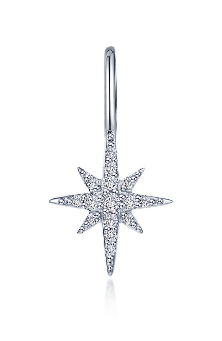 Lafonn North Star Simulated Diamond Charm, Main, color, 