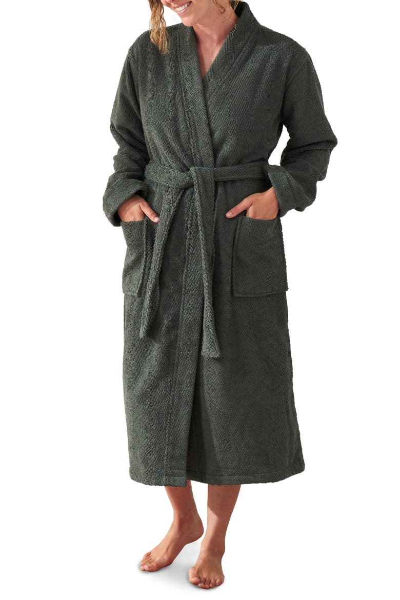 Gender Inclusive Air Weight™ Organic Cotton Robe, Main, color, SHADOW