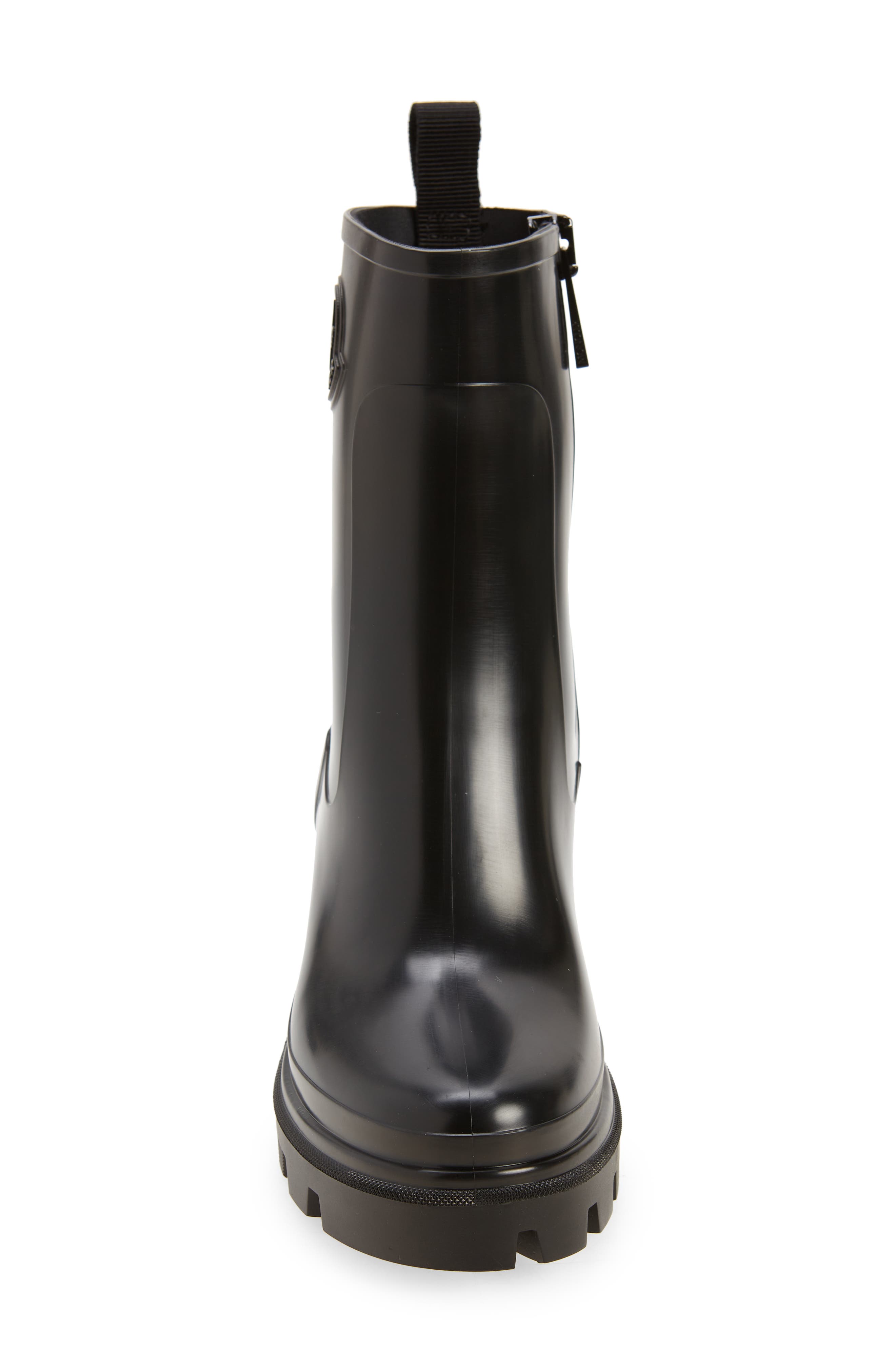 Moncler Loftgrip Block Heel Waterproof Rain Boot, Alternate, color, 