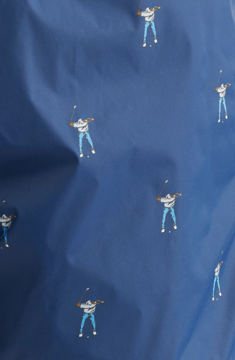 Eastside Golf Allover Swingman Swim Trunks, Alternate, color, Navy Blue