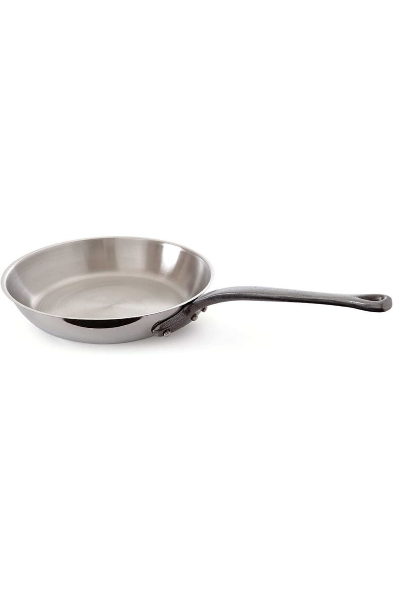M'Cook Ci Stainless Steel Frypan 11.7 Inch, Main, color, Silver