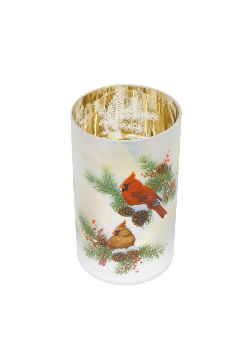 Cardinals Glass Container Large, Alternate, color, Yellow