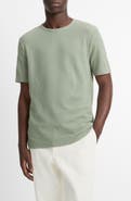 Vince Stripe Pima Cotton Piqué T-Shirt