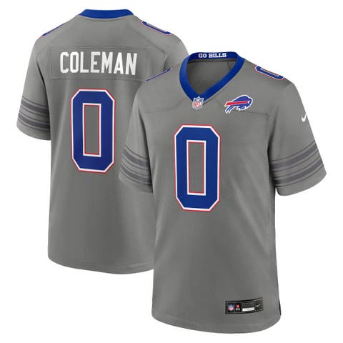Men's Nike Keon Coleman Gray Buffalo Bills Nickel City Game Jersey