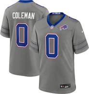 Nike Men's Nike Keon Coleman Gray Buffalo Bills Nickel City Game Jersey