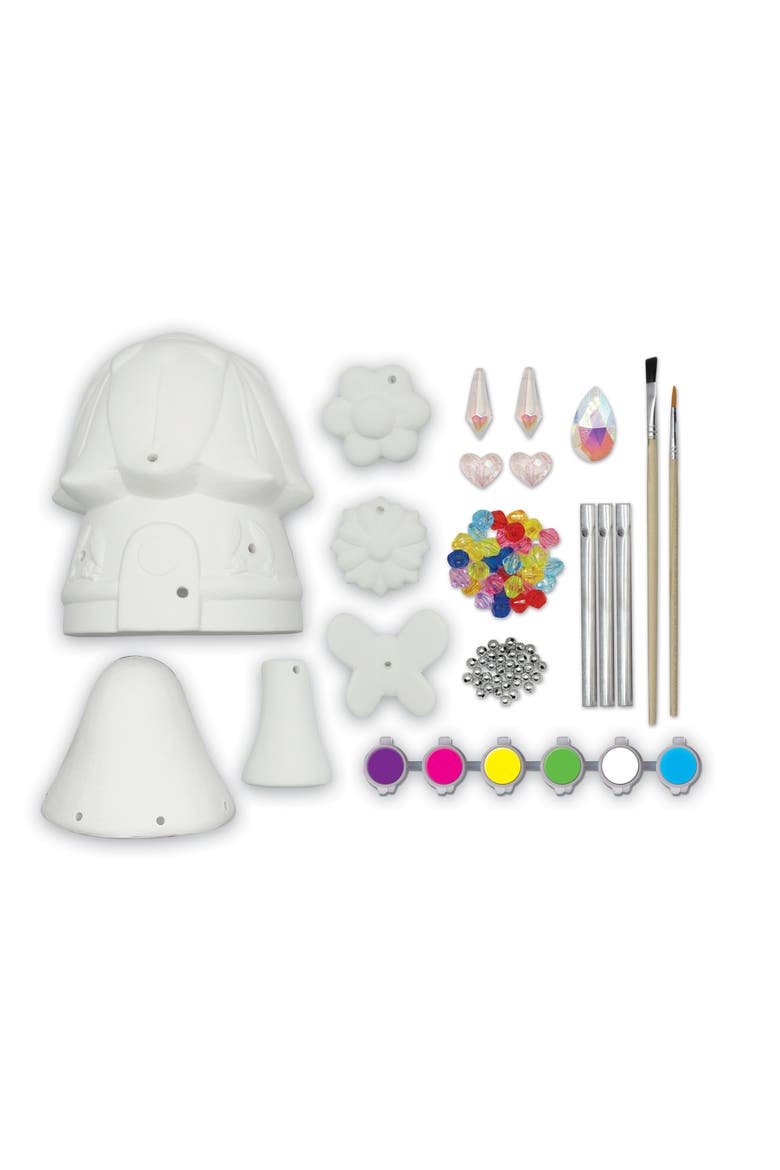 Porcelain Fairy Wind Chime Paint Set, Alternate, color, Multicolor