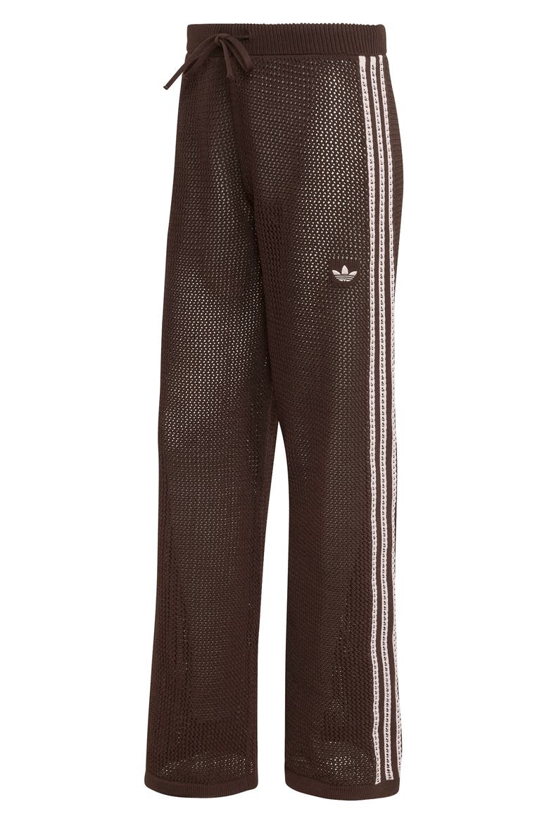 Firebird Open Knit Track Pants, Alternate, color, AURORA COFFEE/ /