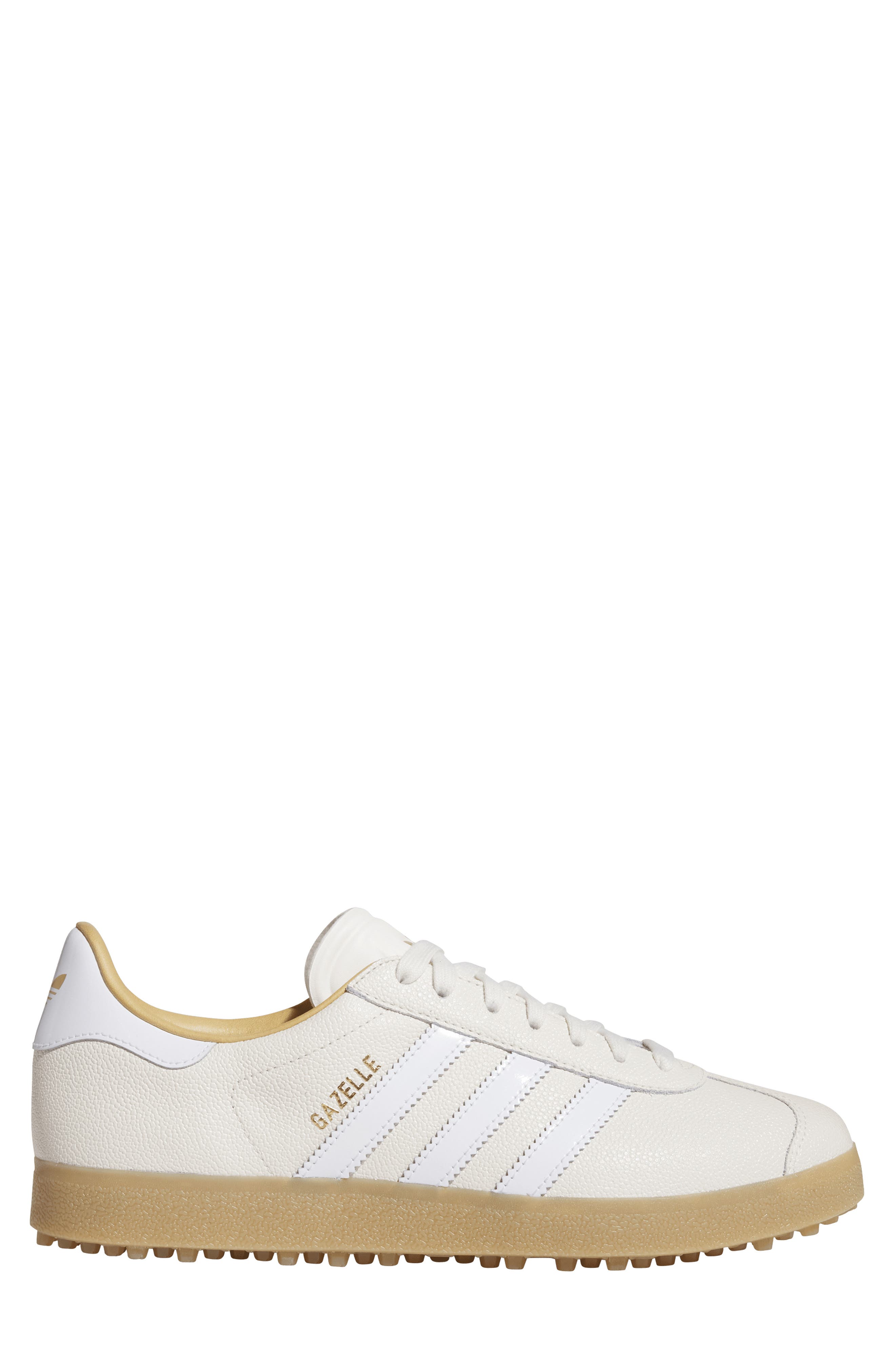 Gazelle Golf Sneaker, Alternate, color, CORE WHITE/ WHITE/ GUM