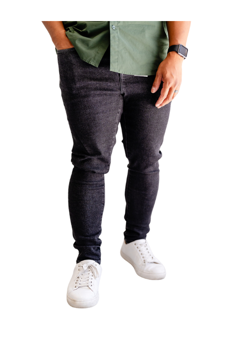 Skinny Dark Grey Jeans, Main, color, Dark Grey